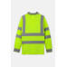 Safety High Visibility Reflective Full Sleeve Polo Tshirt